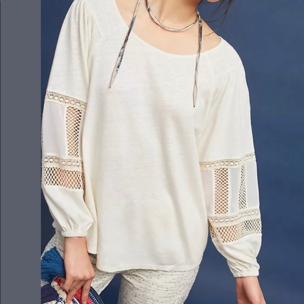 Anthropologie Guest Editor Peasant Top - image 6